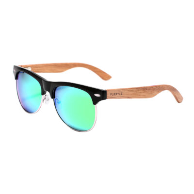 Avalon 1503M-1 Clubmaster Polarized Mirrored Sunglasses Blue