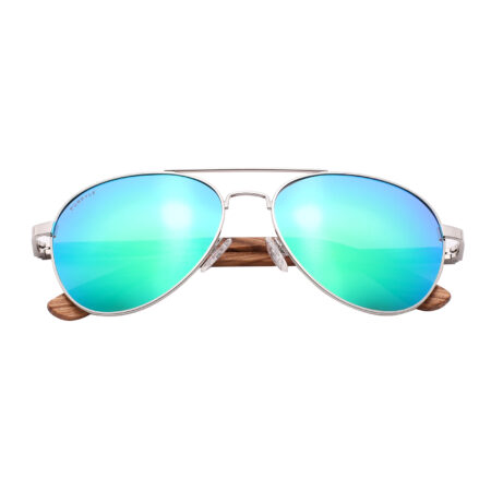 Purpyle Fremont 1705M-1 Aviator Polarized Mirrored Sunglasses Blue 4