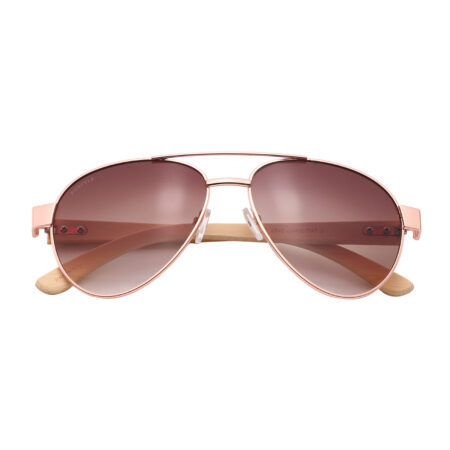 Purpyle Beverly Hills 2040-2 Aviator Tinted Sunglasses Brown 4