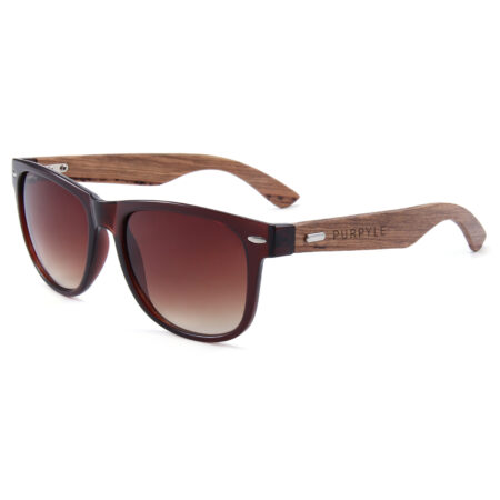 Purpyle Belmont 313W-2 WFR Classic Polarized Tinted Sunglasses Brown 2