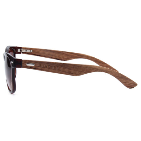 Purpyle Belmont 313W-2 WFR Classic Polarized Tinted Sunglasses Brown 3