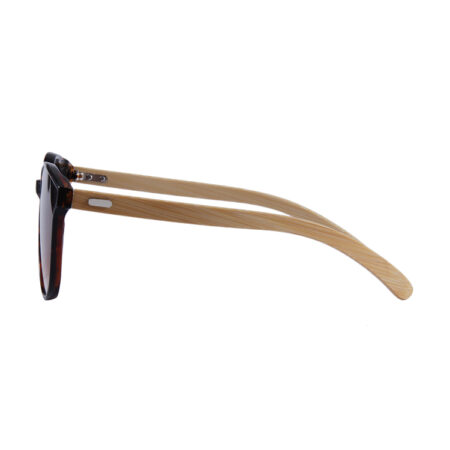 Purpyle Hermosa 314-7 Classic Round Tinted Sunglasses Brown 4