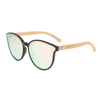 Hermosa 314M-10 Classic Round Tinted Sunglasses Pink