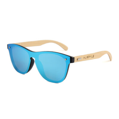 Hollywood 318M-4 WFR Classic Mirrored Sunglasses Blue