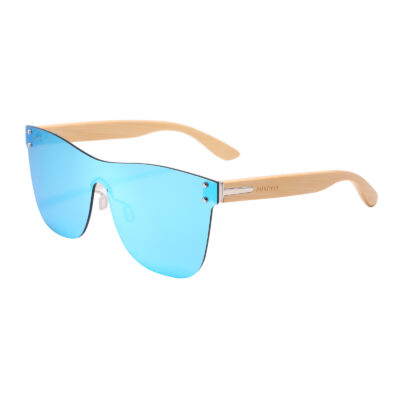 Odessa 323M-4 Classic Frameless Mirrored Sunglasses Blue