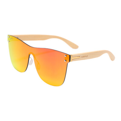 Odessa 323M-5 Classic Frameless Mirrored Sunglasses Orange