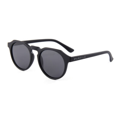 Westchester 4367-1 Round Polarized Tinted Sunglasses Black