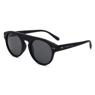 Manhattan 1687-3 Classic Polarized Tinted Sunglasses Black