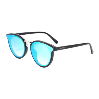 Portola 2141M-4 Classic PC Lens Mirrored Sunglasses Blue