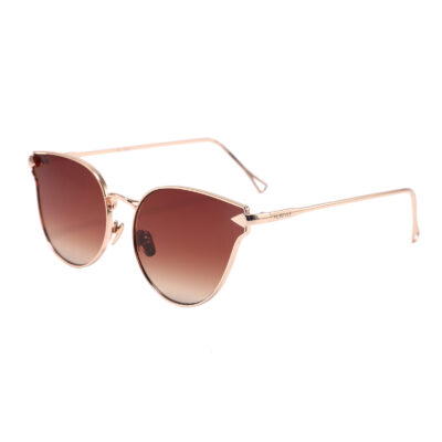 Covina 3461-2 Cat Eye Tinted Sunglasses Brown Women's