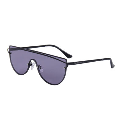 Seaside 3485-1 Shield Mirrored Sunglasses Black