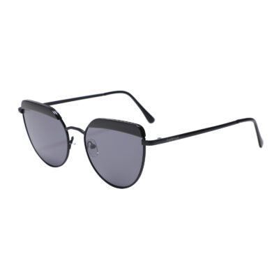 Oregon 3701-1 Round Rectangular Tinted Sunglasses Black