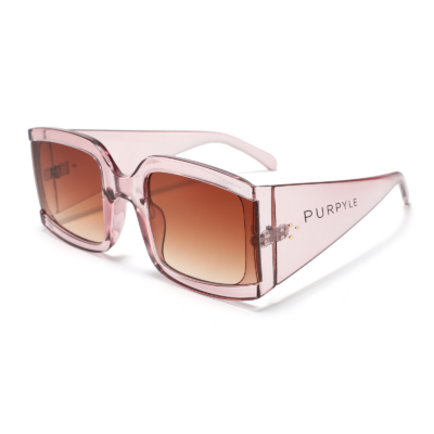 Miramar 1952-3 Square Tinted Sunglasses Brown Gradient