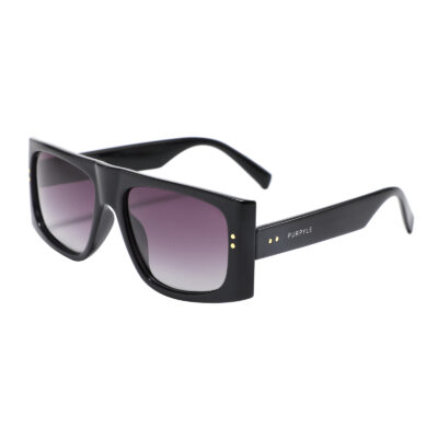 Kendall 1959-1 Rectangular Polarized Tinted Sunglasses Purple