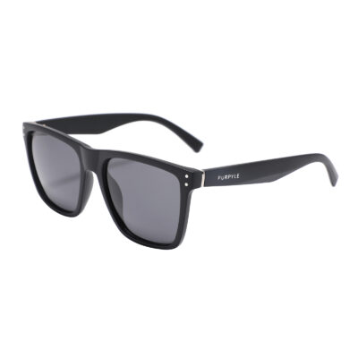Weston 4379-3 Classic Square Polarized Tinted Sunglasses Black