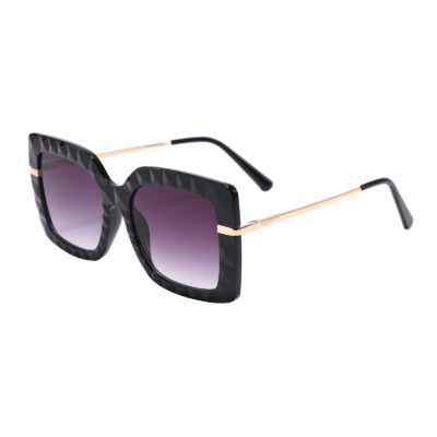 Houston 5805-3 Square Oversized Tinted Sunglasses Purple Gradient