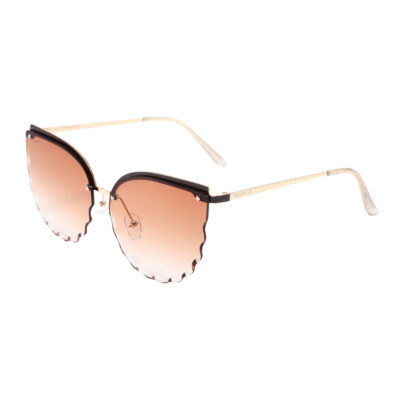 Park Ave S3013-2 Butterfly Tinted Sunglasses Brown