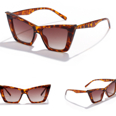 Lexington 95088-2 Cat Eye Tinted Sunglasses Tortoise Brown