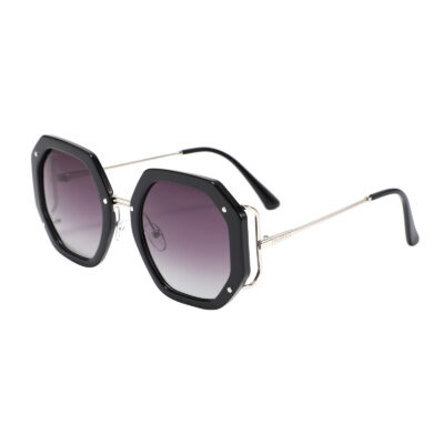 Victory Blvd 95234-1 Octagon Tinted Sunglasses Black Gradient